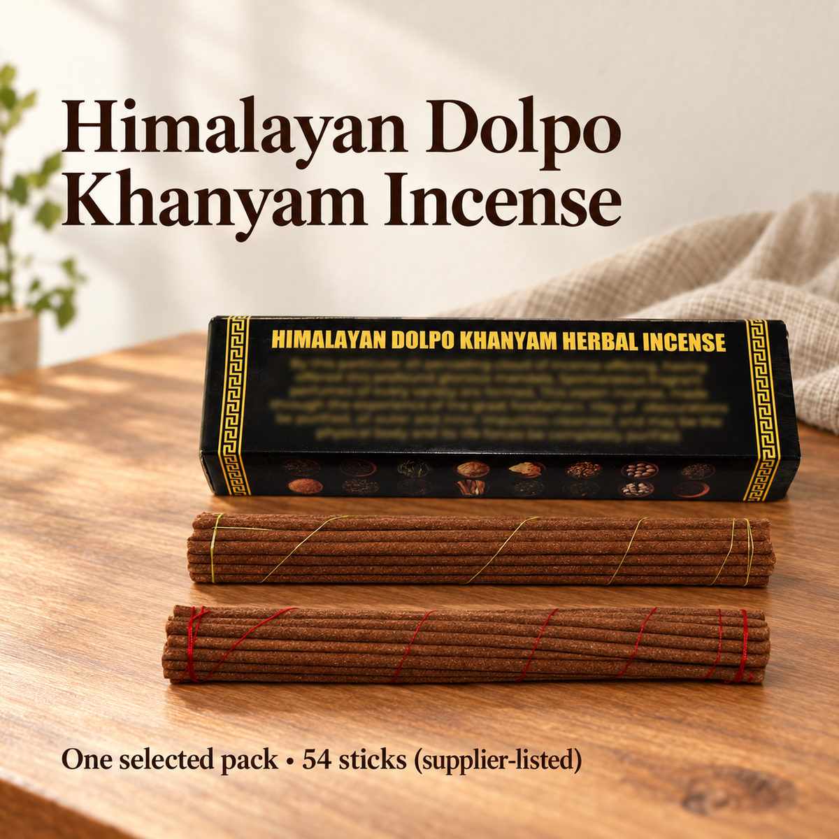 Himalayan Dolpo Khanyam Incense — 54-Stick Pack — main-5