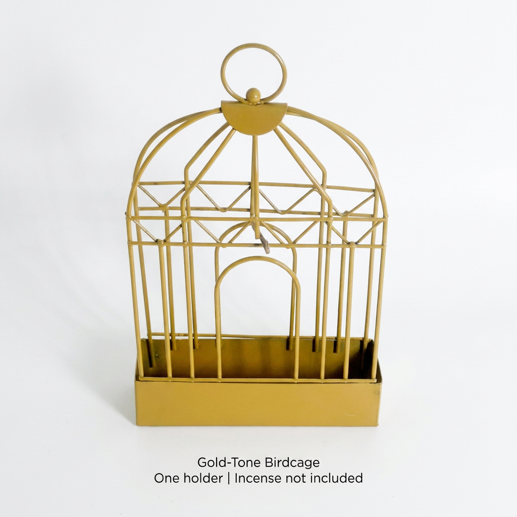 Gold-Tone Birdcage — holder only