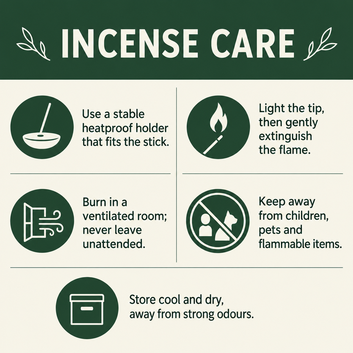 Care incense guide