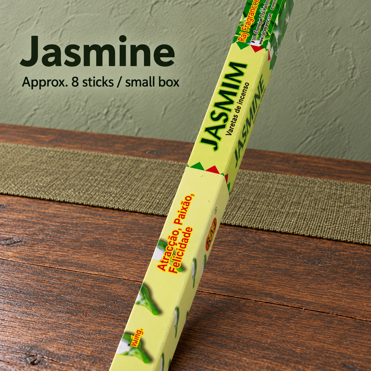 Jasmine — Approx. 8 sticks / small box
