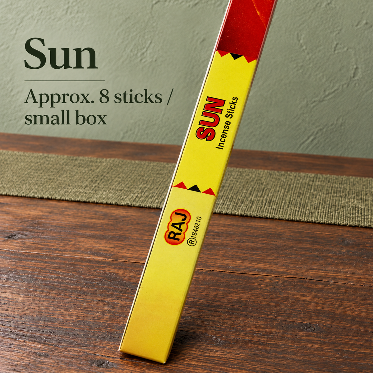 Sun — Approx. 8 sticks / small box