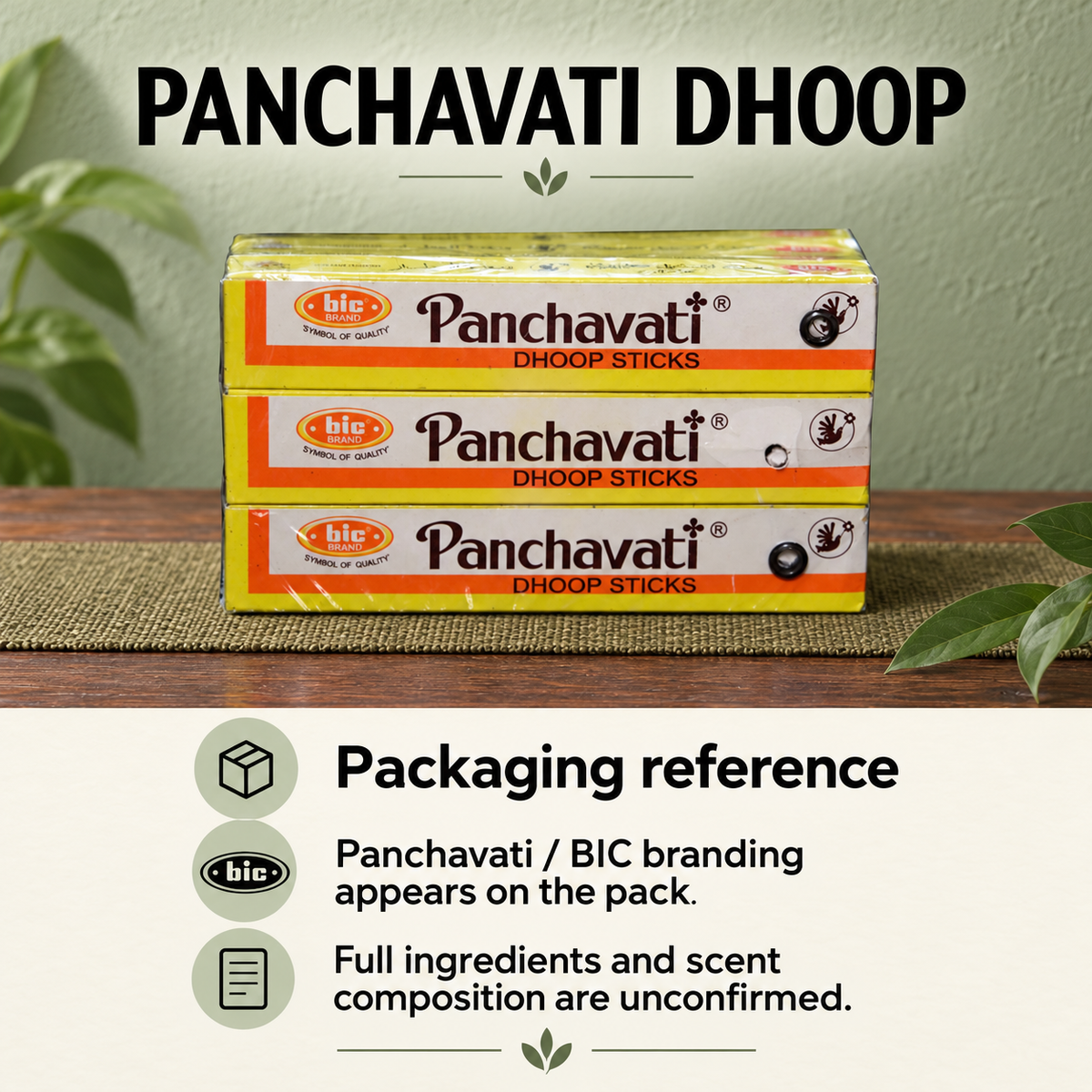 Panchavati Dhoop Guide information
