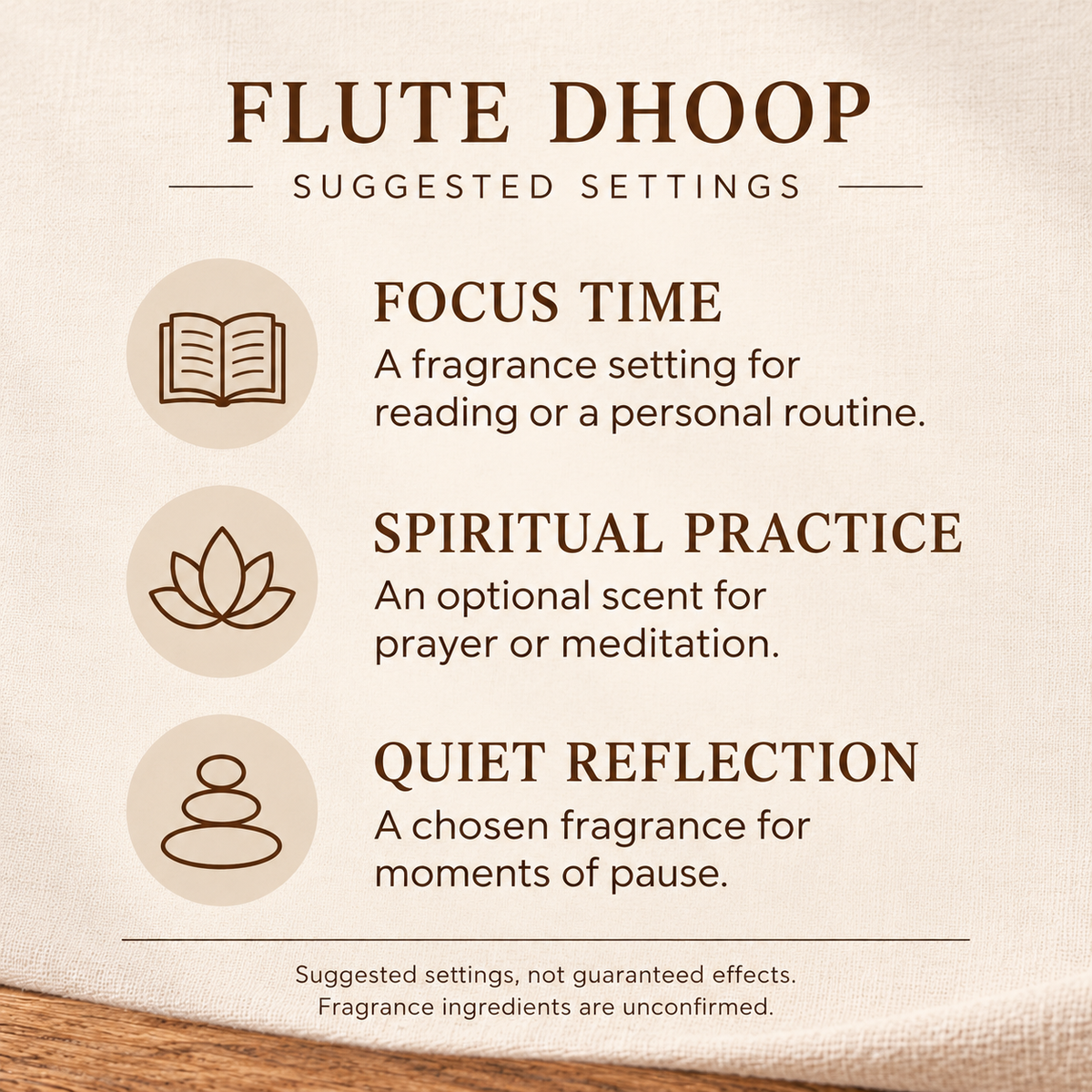 Flute Flute dhoop use guide Dhoop Sticks