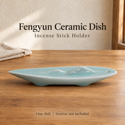 Fengyun Ceramic Dish — One dish | Incense not included