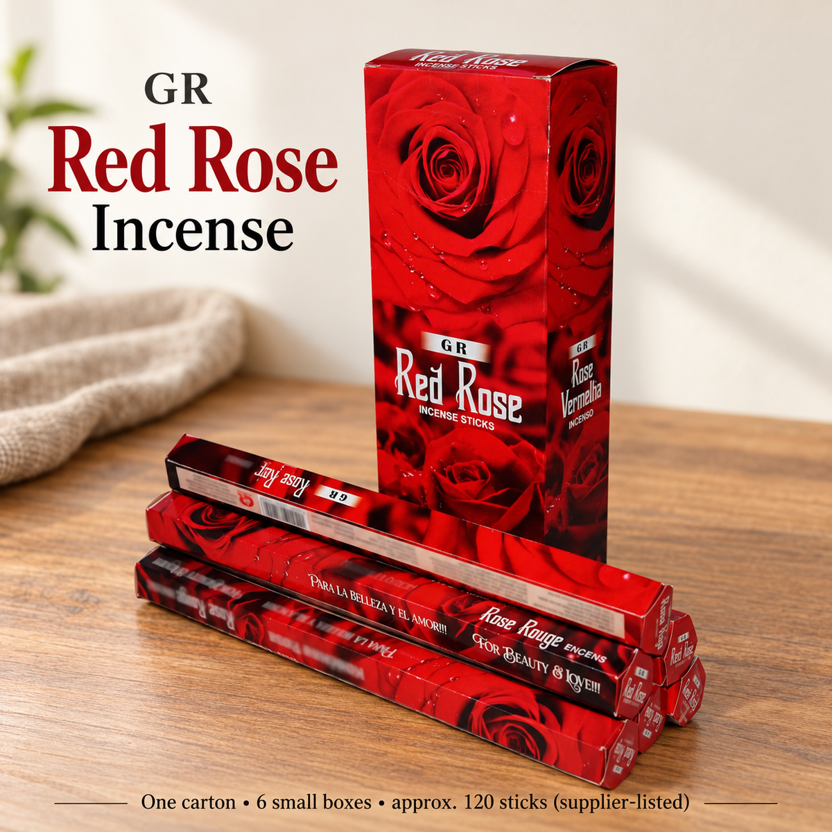 GR & Garden Fresh Incense Sticks — Six-Box Fragrance Cartons — variant-16