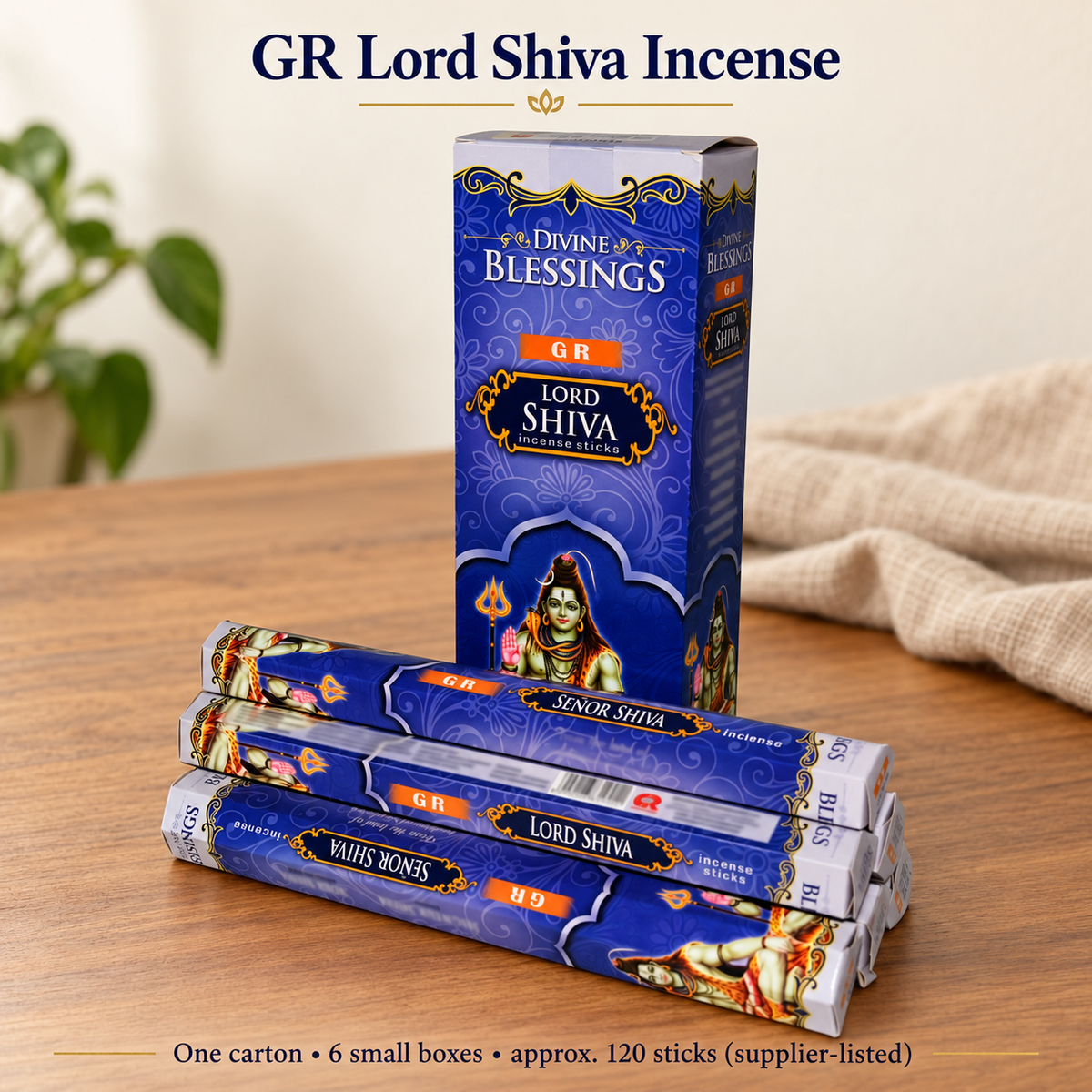 GR & Garden Fresh Incense Sticks — Six-Box Fragrance Cartons — variant-17