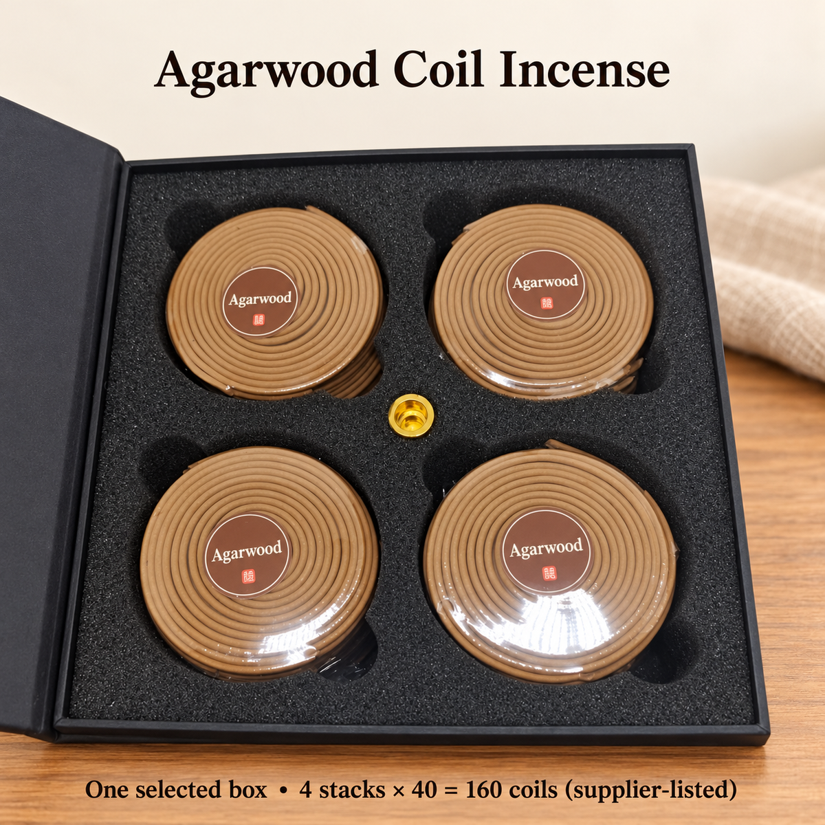 Coil Incense Gift Box — Seven Fragrances, 160 Coils | variant-07