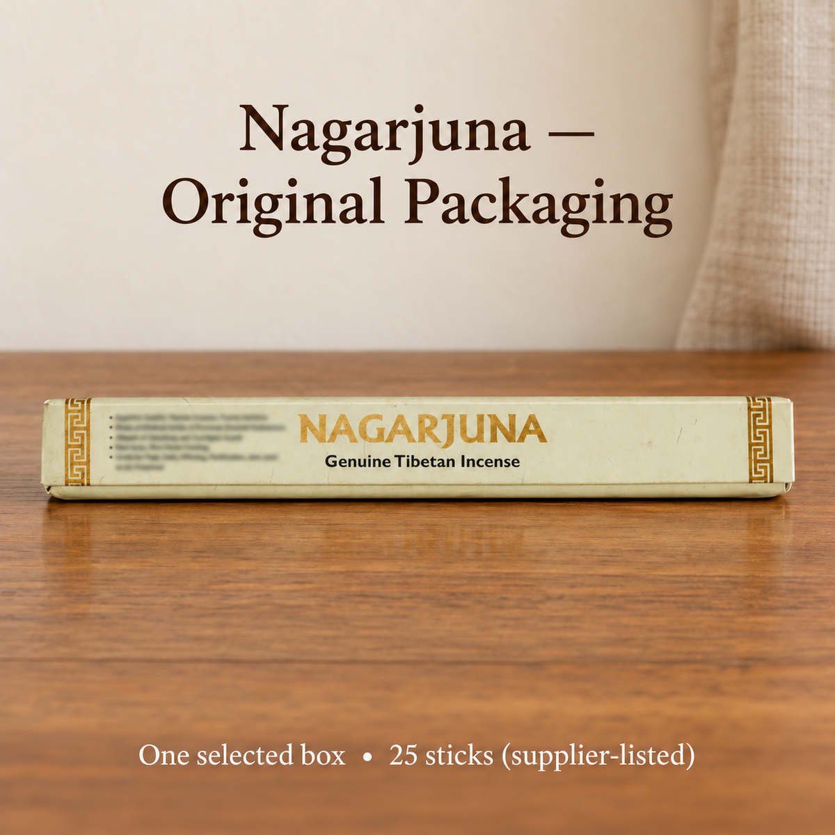 Nagarjuna & Manjushri Incense Sticks — 25-Stick Box | product-03