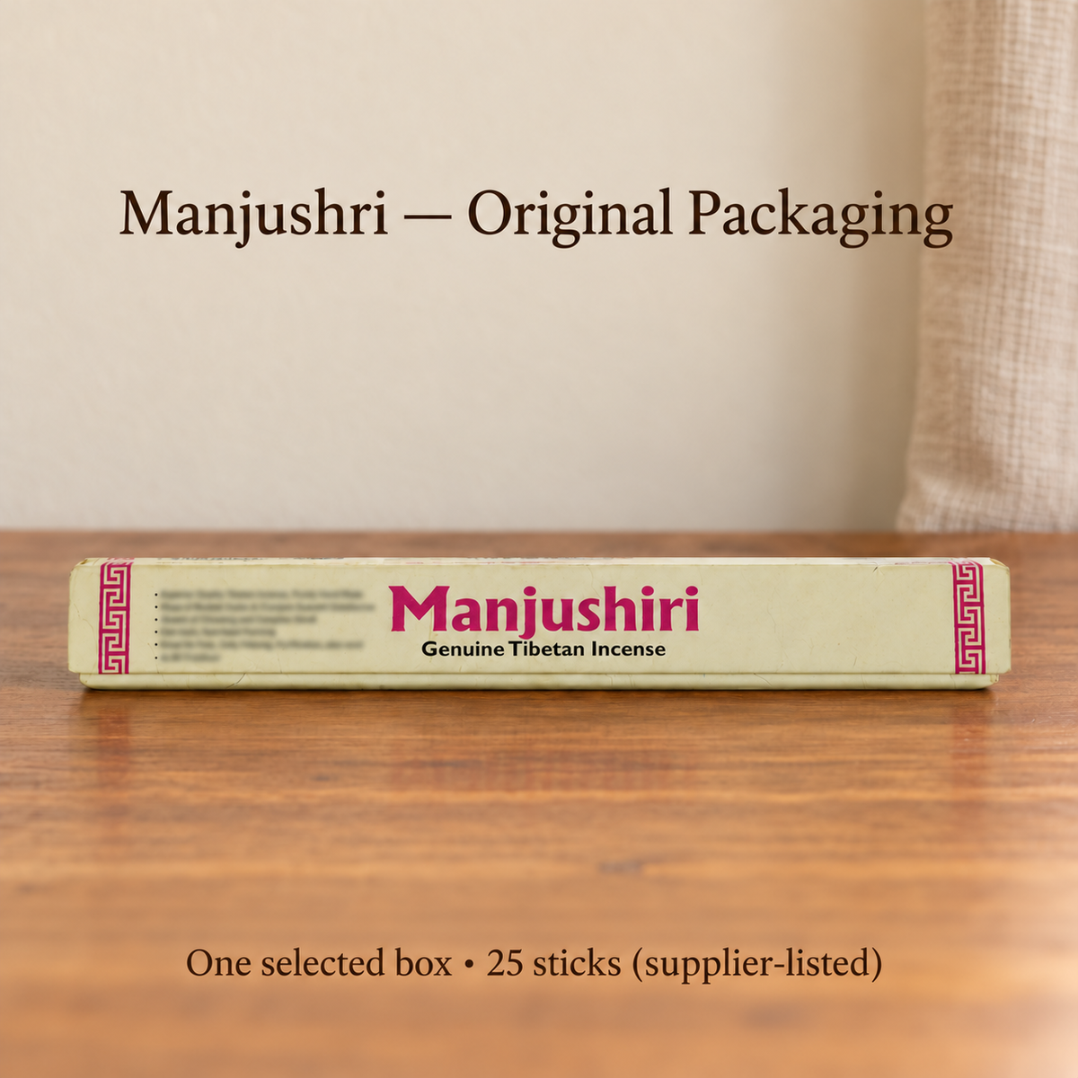 Nagarjuna & Manjushri Incense Sticks — 25-Stick Box | product-04
