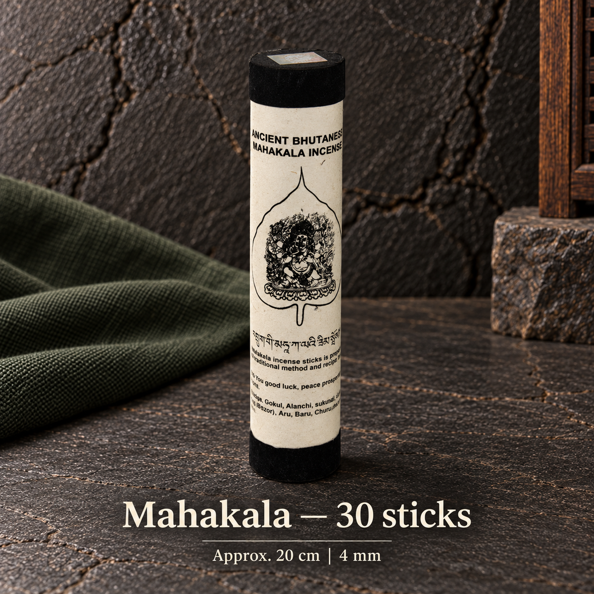 TB615741162409-03 | Mahakala — 30 sticks | approx. 20 cm / 4 mm