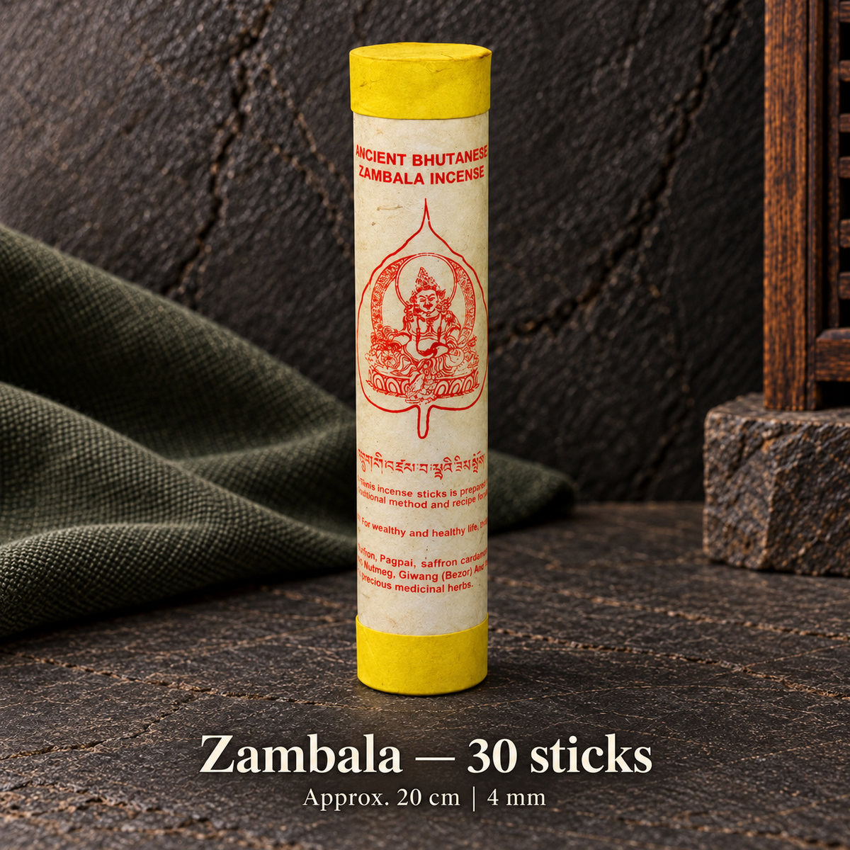 TB615741162409-04 | Zambala — 30 sticks | approx. 20 cm / 4 mm