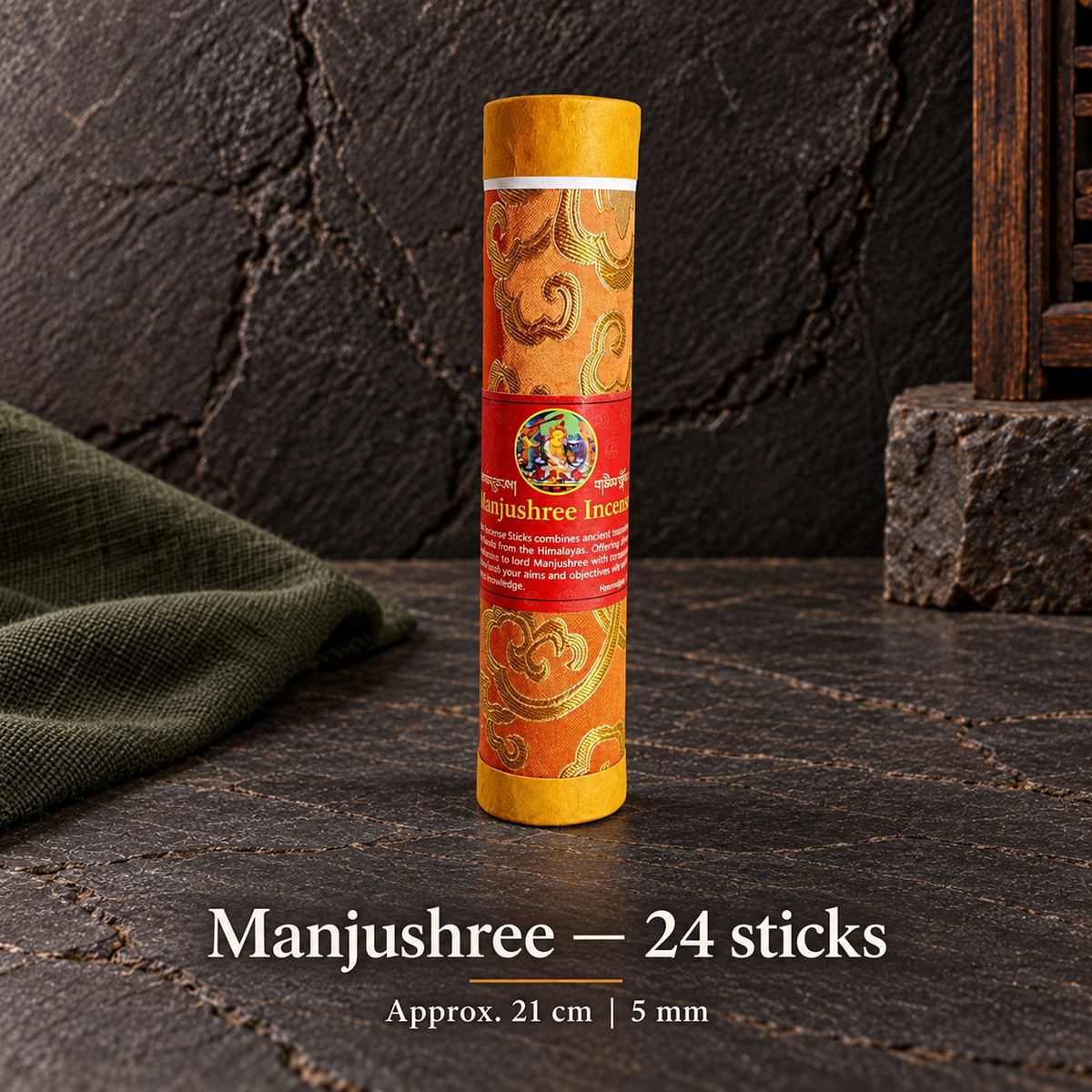 TB615741162409-08 | Manjushree — 24 sticks | approx. 21 cm / 5 mm