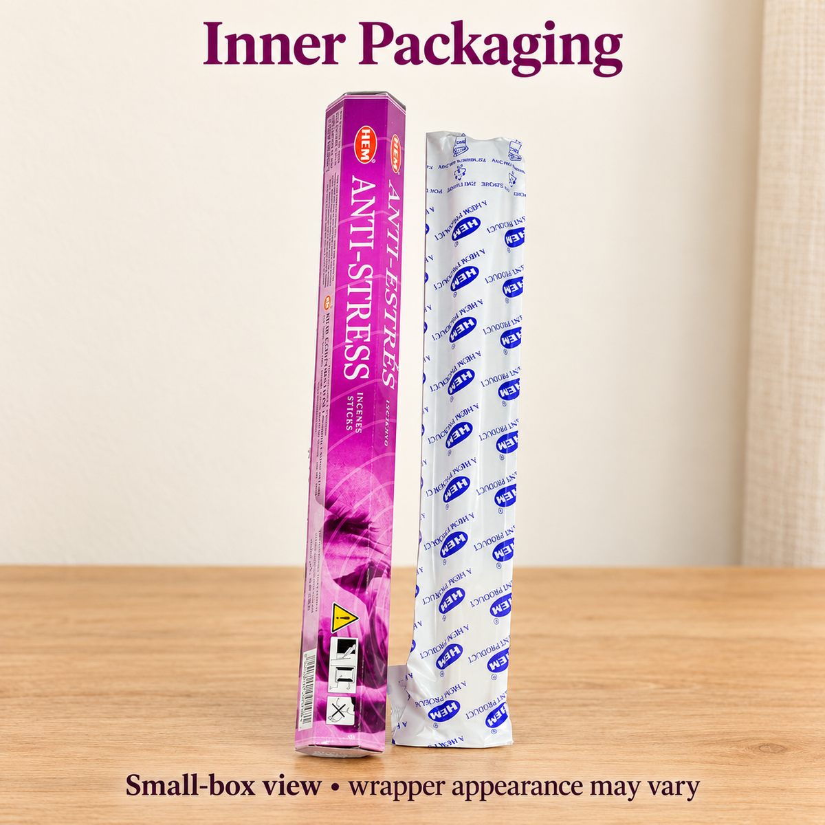HEM Anti-Stress — small box and original inner wrapper