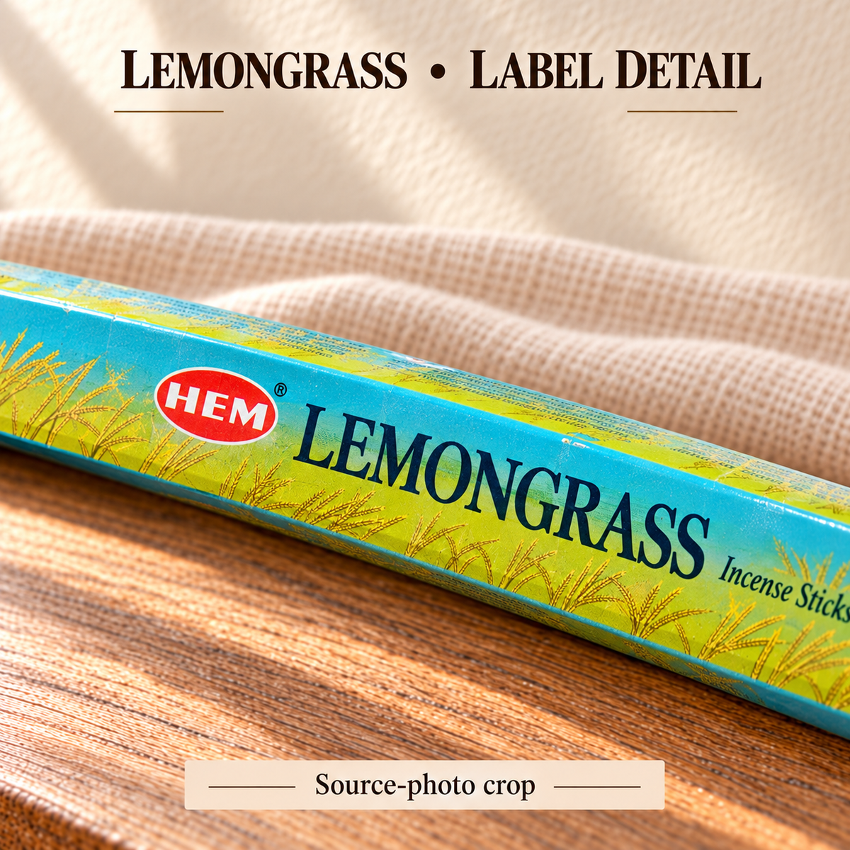 HEM Lemongrass label detail