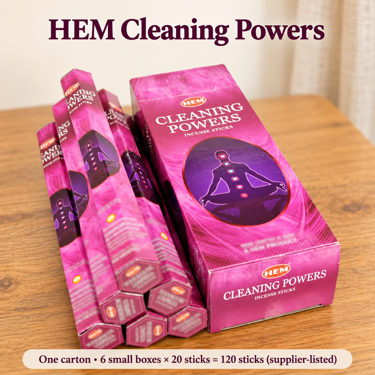 HEM Incense Sticks — Cleaning Powers Carton & Soothing Spa Box | variant-02