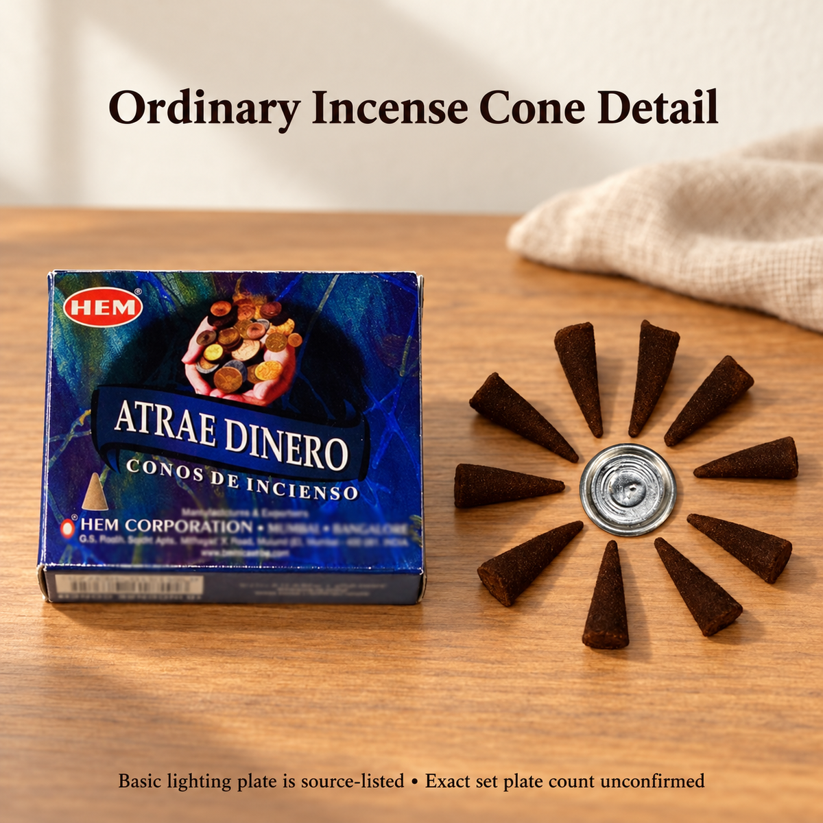 HEM Four-Fragrance Incense Cone Set — 4 Boxes /40 Cones | product-05