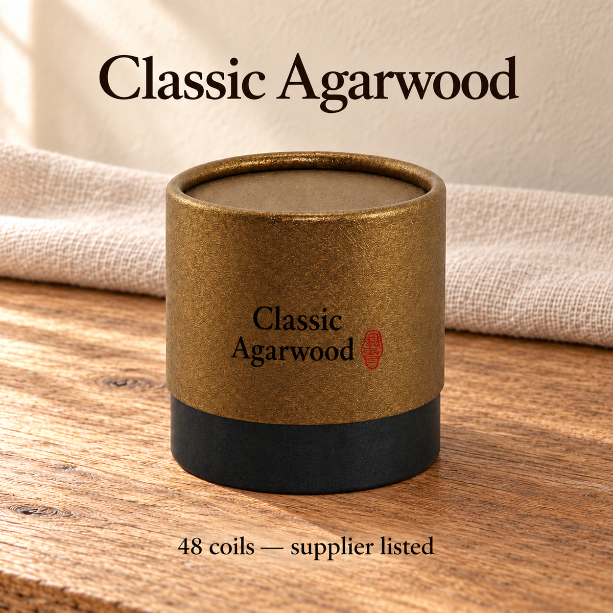 TB655056830127-02 | Classic Agarwood | 48 coils — supplier listed