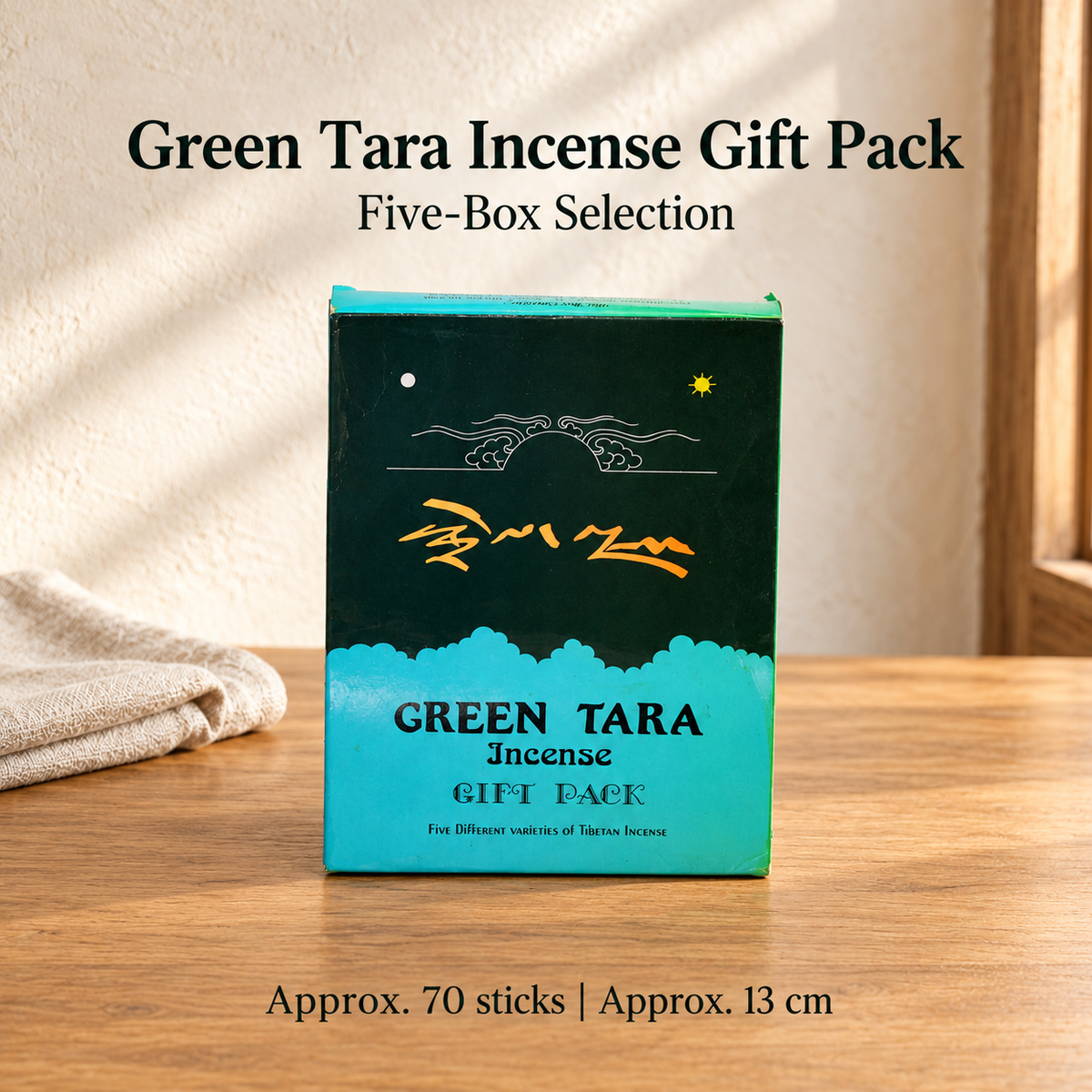 Green Tara Incense Gift Pack — Five-Box Selection