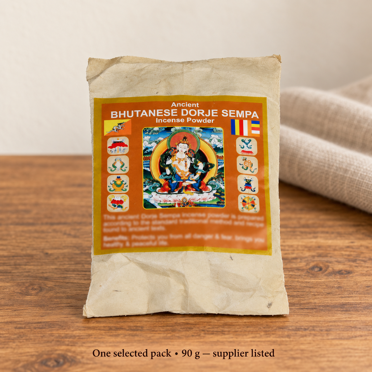 Bhutanese-Labeled Incense Powder — 14 Ritual Selections, 90 g — variant-08