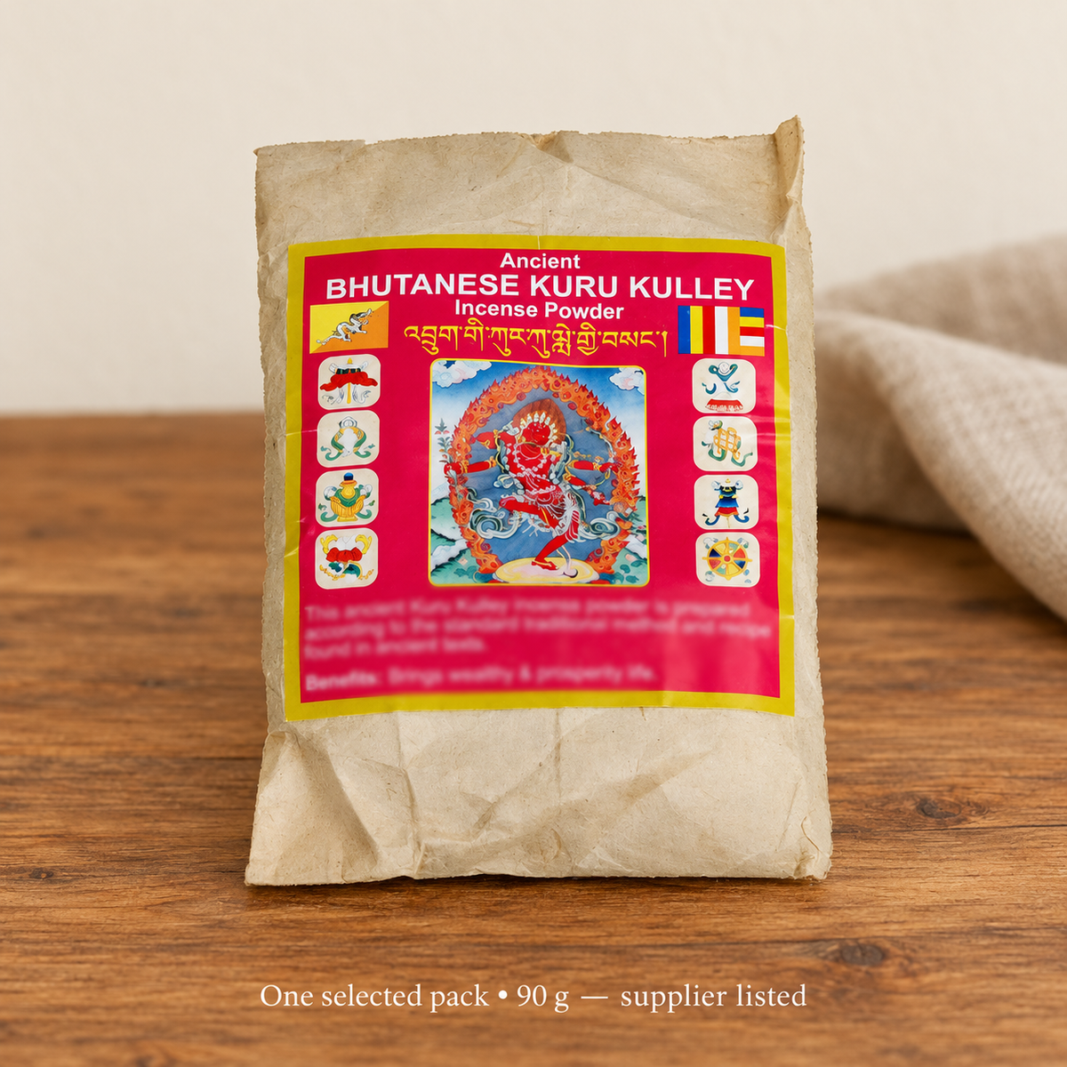 Bhutanese-Labeled Incense Powder — 14 Ritual Selections, 90 g — variant-09