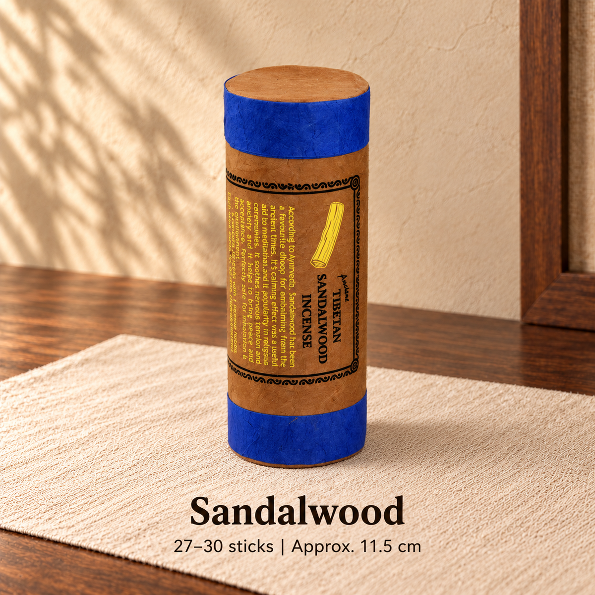 Sandalwood — original Nepalese incense tube