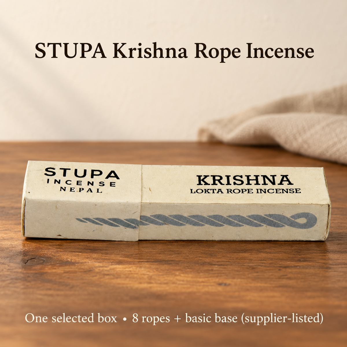 STUPA Lokta Rope Incense — Eight Fragrances, 8-Rope Boxes — variant-07