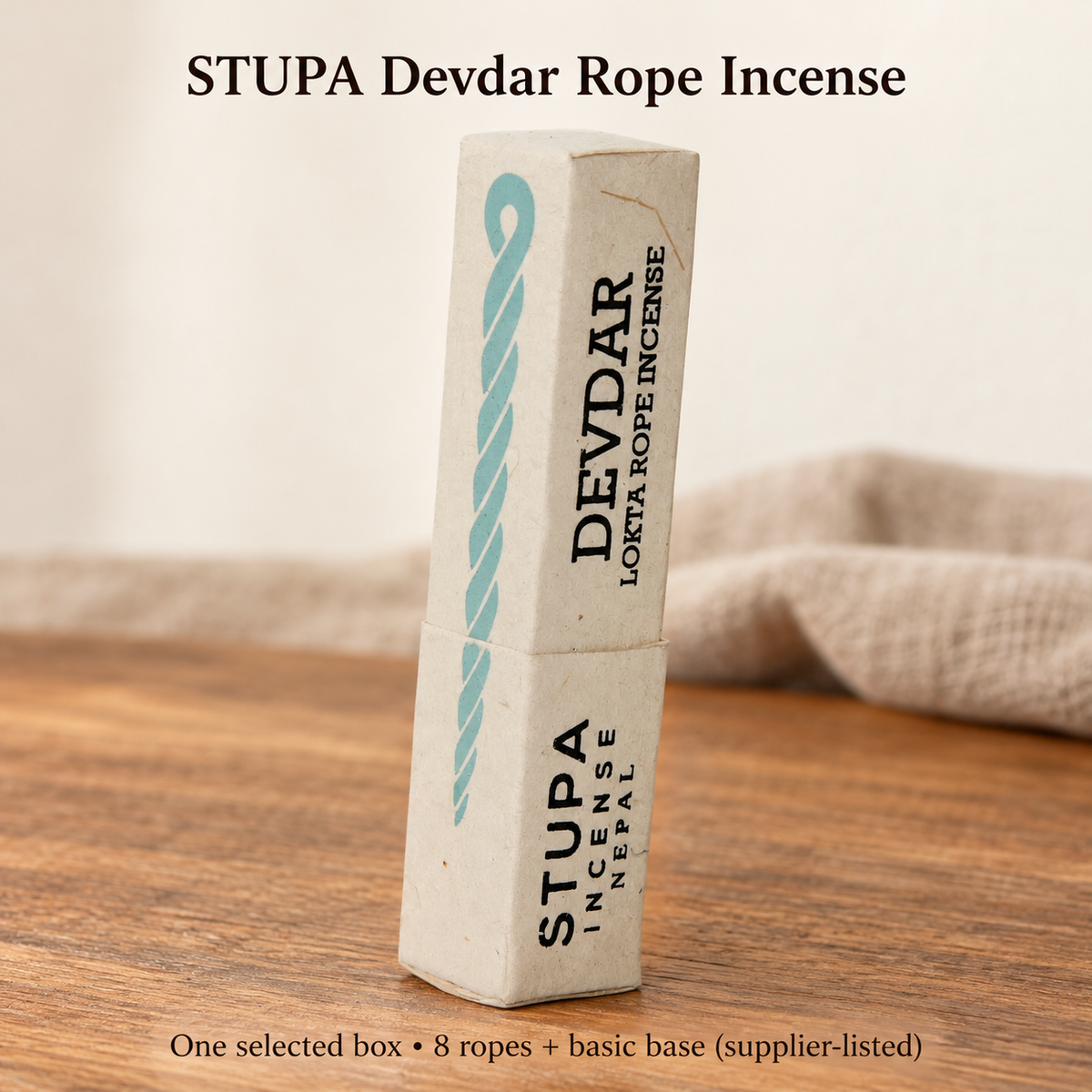 STUPA Lokta Rope Incense — Eight Fragrances, 8-Rope Boxes — variant-08
