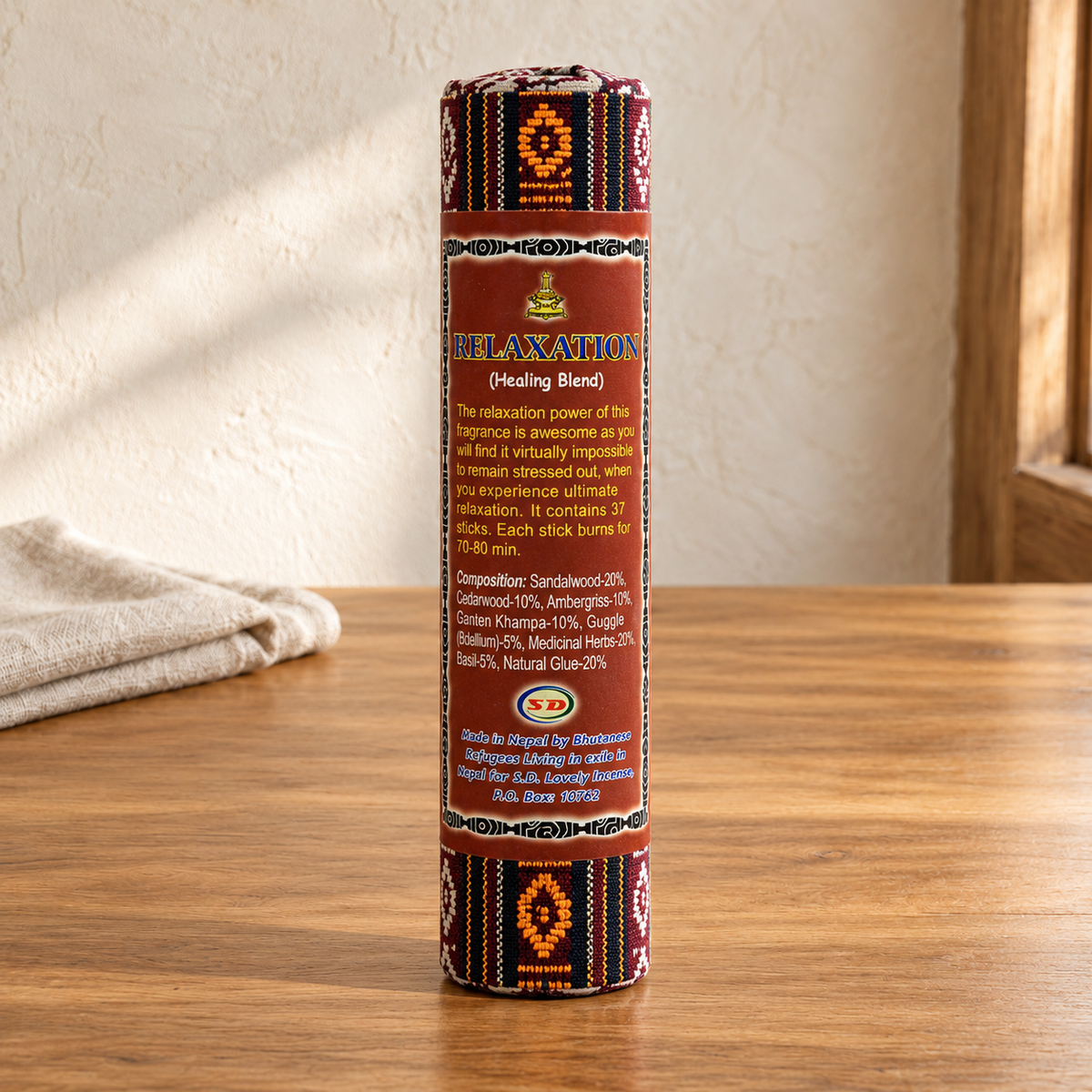 Himalayan incense — Relaxation