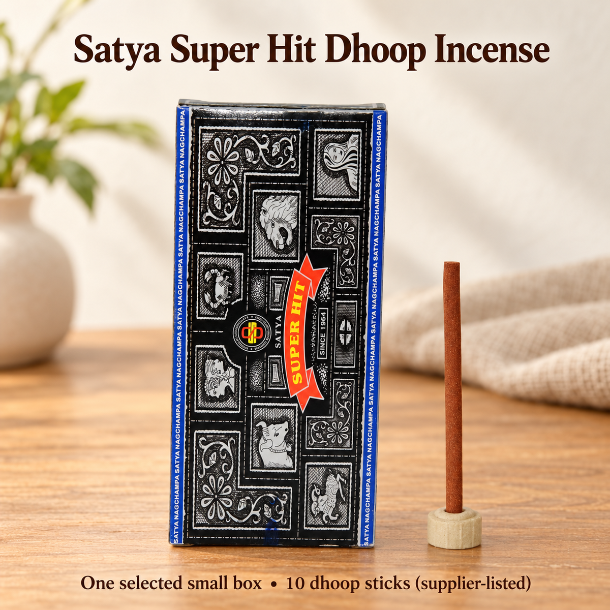 Satya Dhoop Incense — Fragrances in 10- or 20-Stick Boxes — variant-07