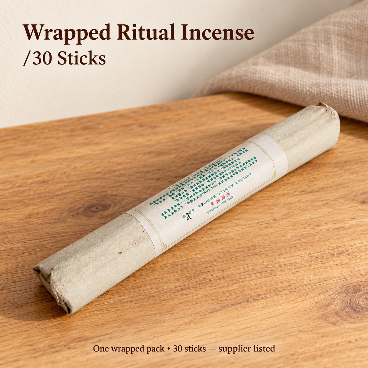 Bhutan-Style Ritual Incense — 52- and 30-Stick Pack Options — product-04