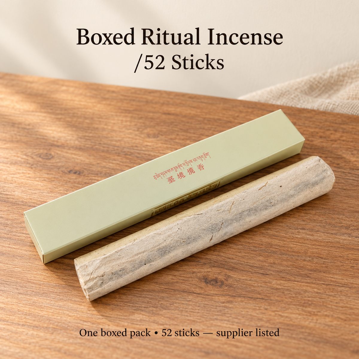 Bhutan-Style Ritual Incense — 52- and 30-Stick Pack Options — product-05
