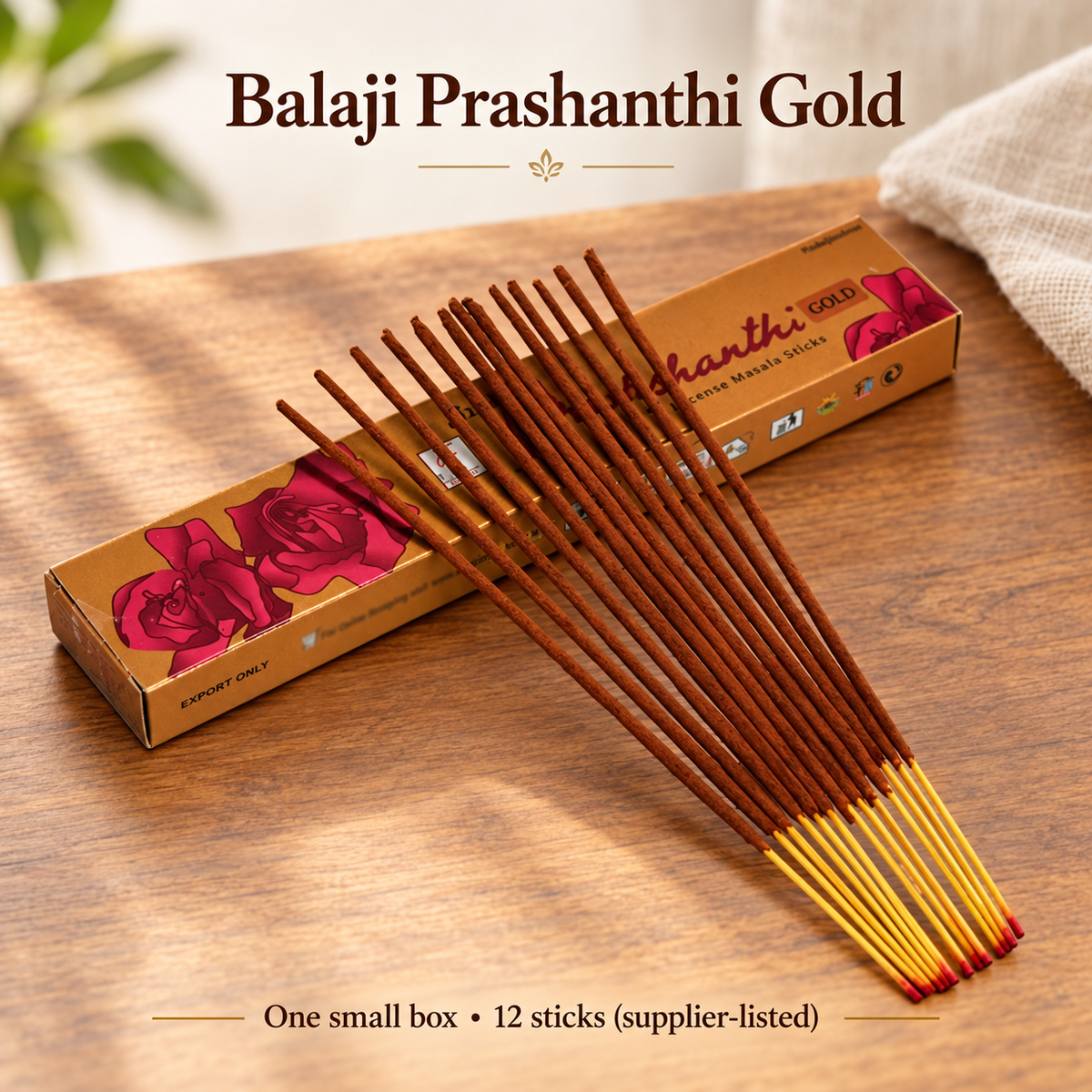 Balaji Incense Sticks — Eight Fragrances, Individual Small Boxes — variant-10