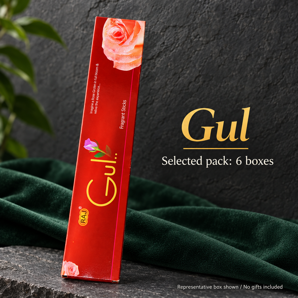 Gul — 6 boxes — representative individual box