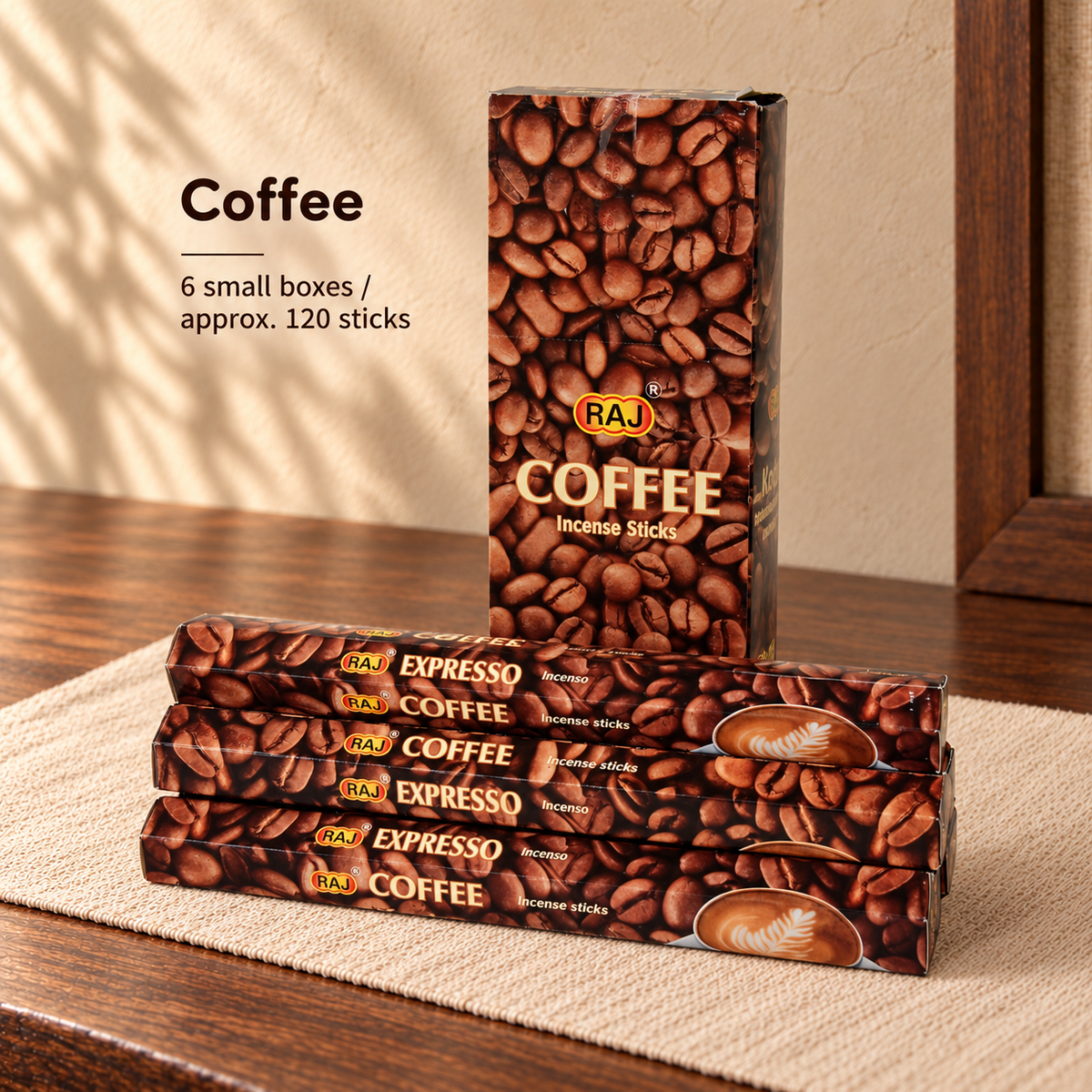 TB7101159486-03 | Coffee | 6 small boxes / approx. 120 sticks