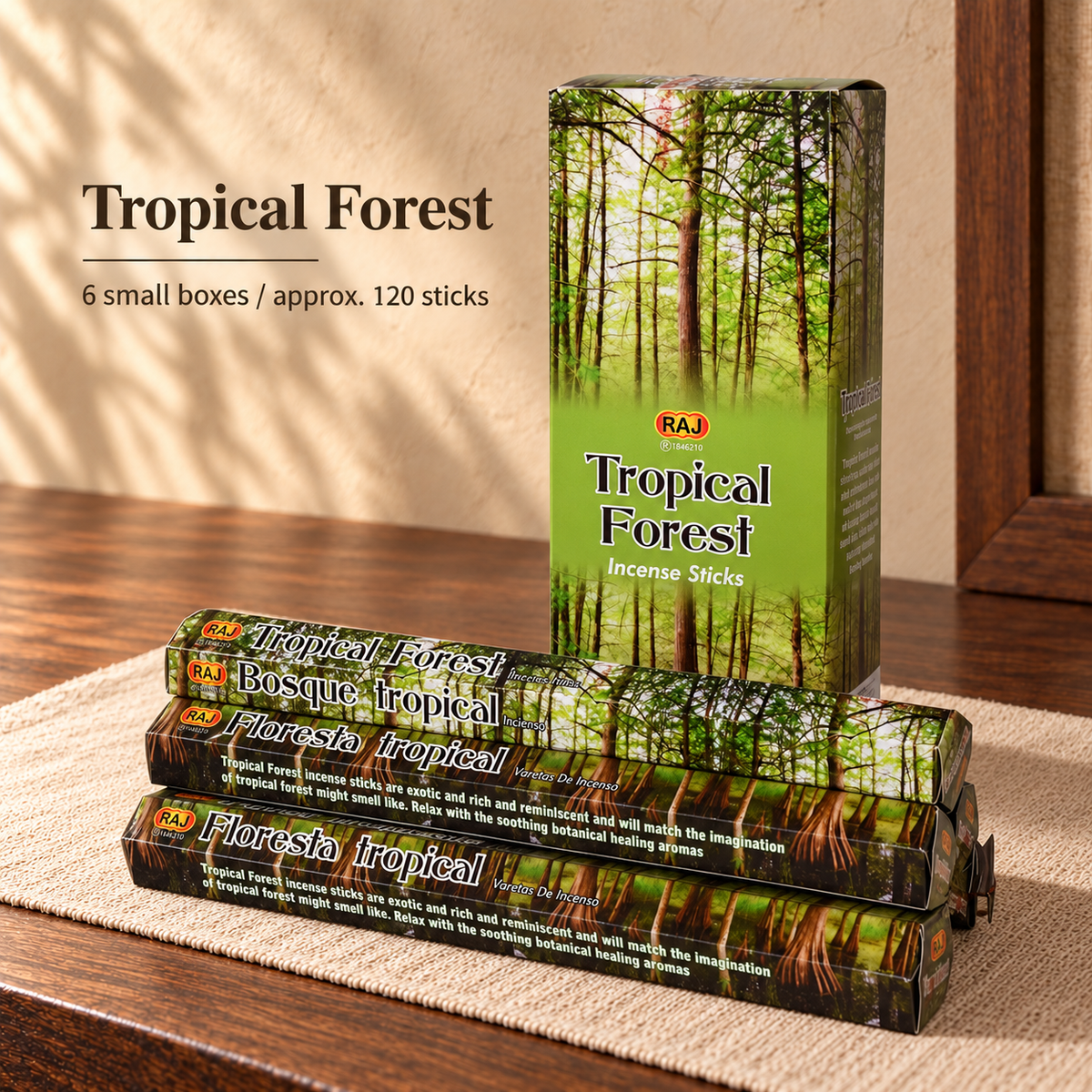 TB7101159486-08 | Tropical Forest | 6 small boxes / approx. 120 sticks
