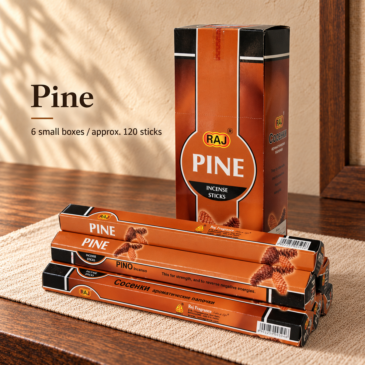 TB7101159486-09 | Pine | 6 small boxes / approx. 120 sticks