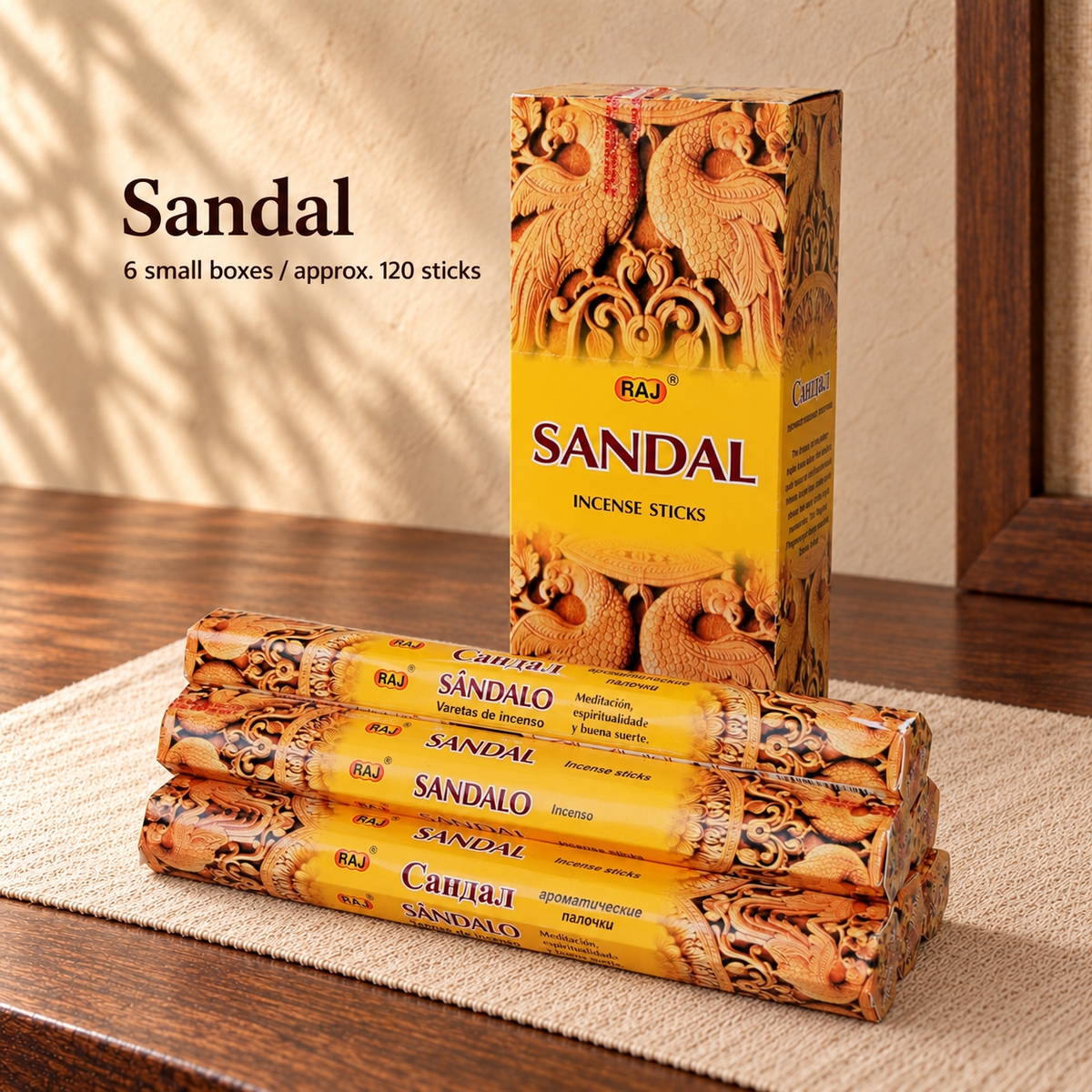 TB7101159486-10 | Sandal | 6 small boxes / approx. 120 sticks
