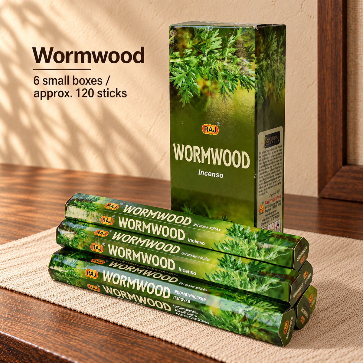 TB7101159486-36 | Wormwood | 6 small boxes / approx. 120 sticks