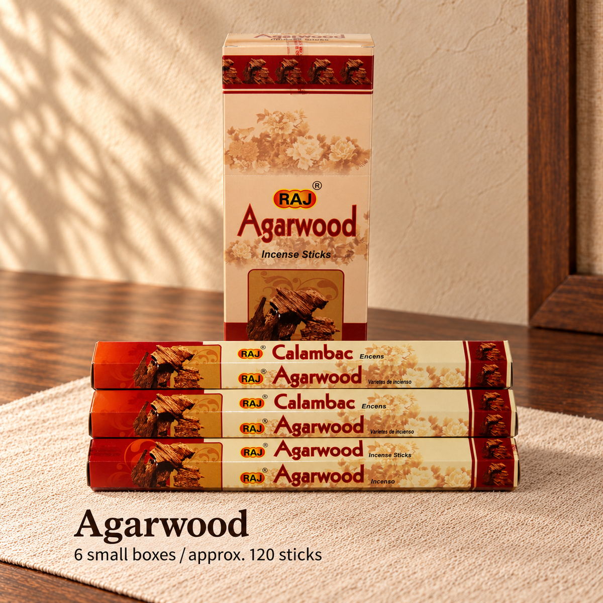 TB7101159486-37 | Agarwood | 6 small boxes / approx. 120 sticks