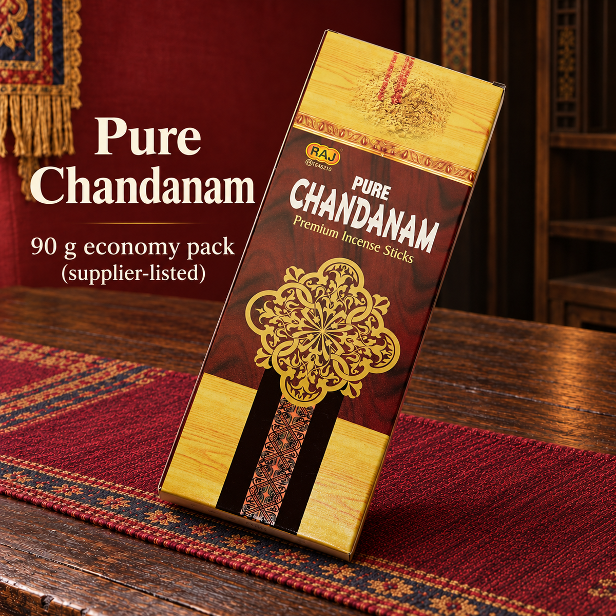 Pure Chandanam — 90 g economy pack (supplier-listed)