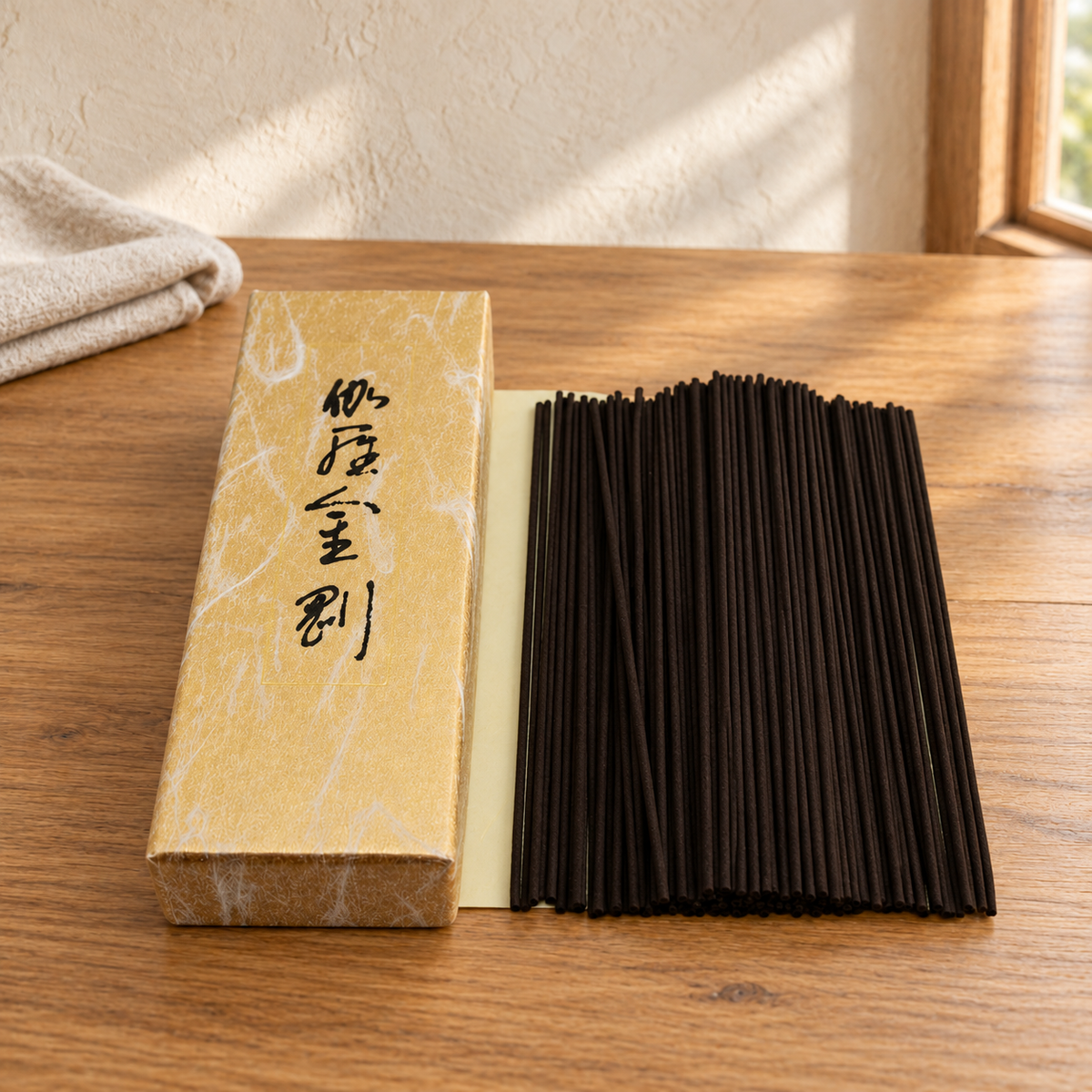 Nippon Kodo Incense Sticks — Four Boxed Selections — Kyara Kongo / 50 g