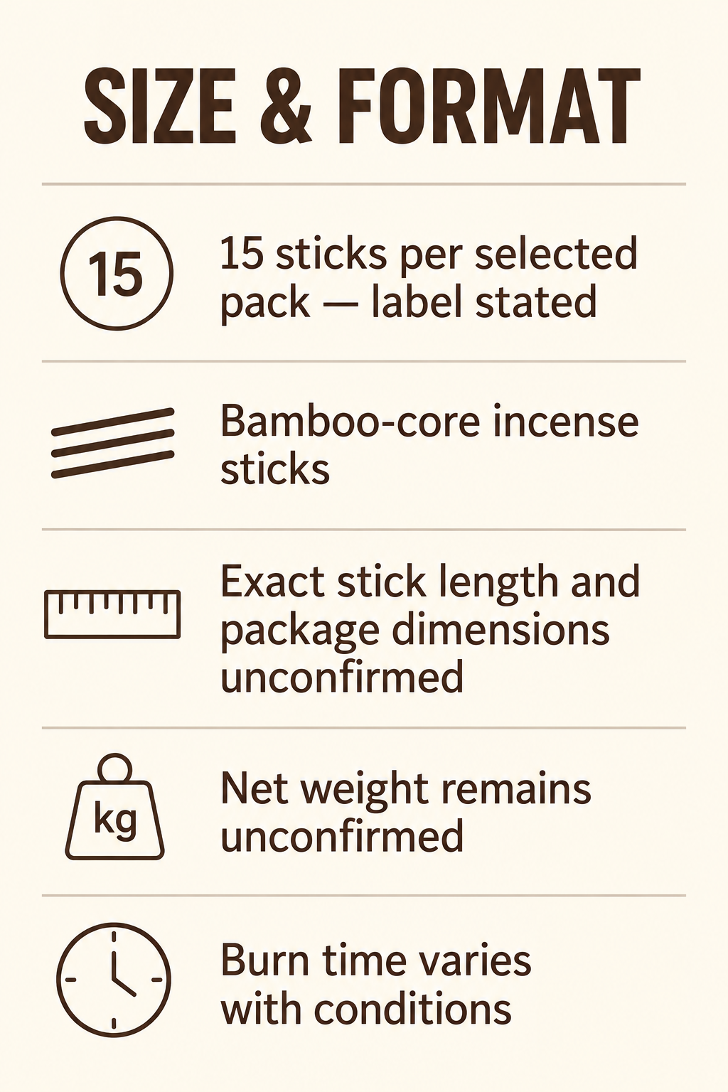 Mandala Art & Incense — 15-Stick Wellness Selection — size
