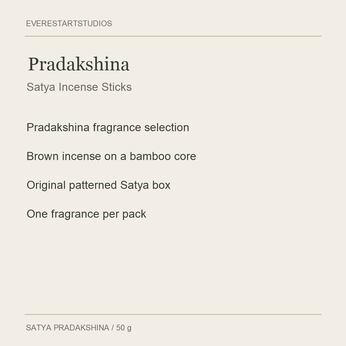 Satya Pradakshina Incense Sticks — Pradakshina