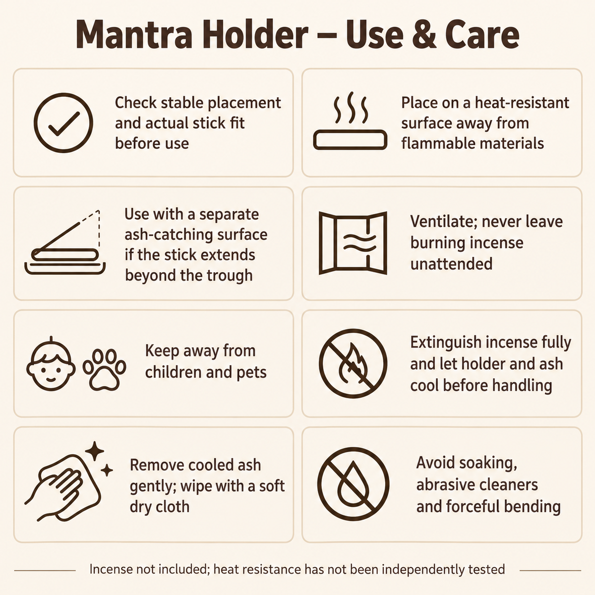 Mantraholder care use stability fit andcleaning