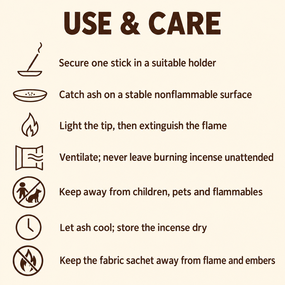Tibetan-Style Incense Sticks — Four Box Selections | care