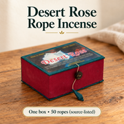 Desert Rose Rope Incense — 50 Ropes in Original Box | variant-01