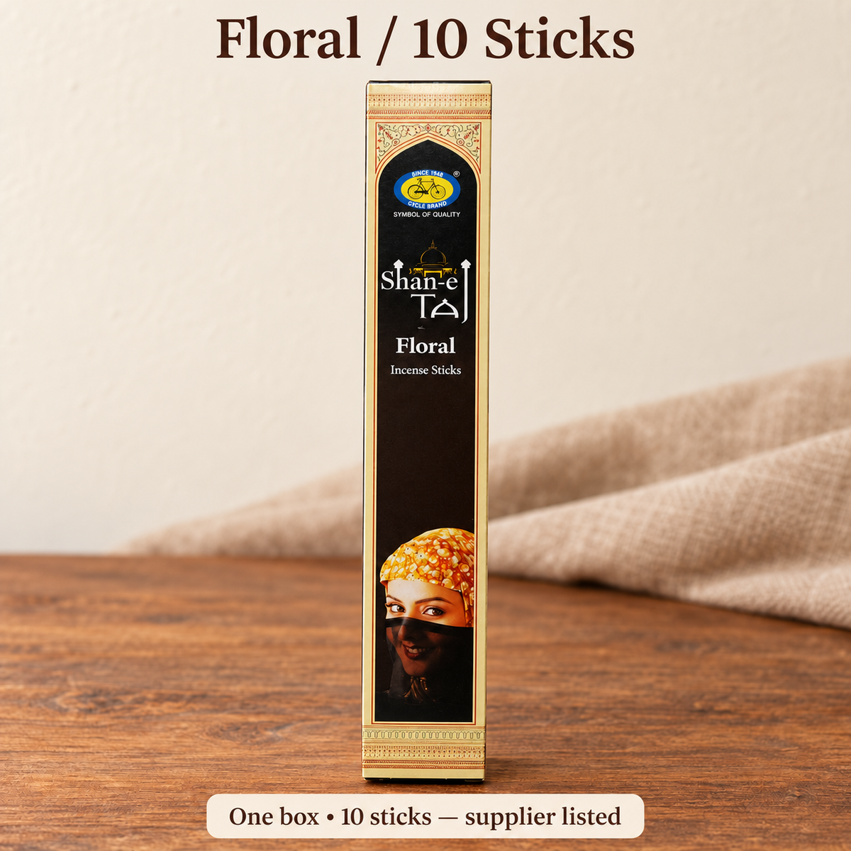 Cycle Brand Shan-e Taj Floral Incense Sticks — 10-Stick Box — product-04