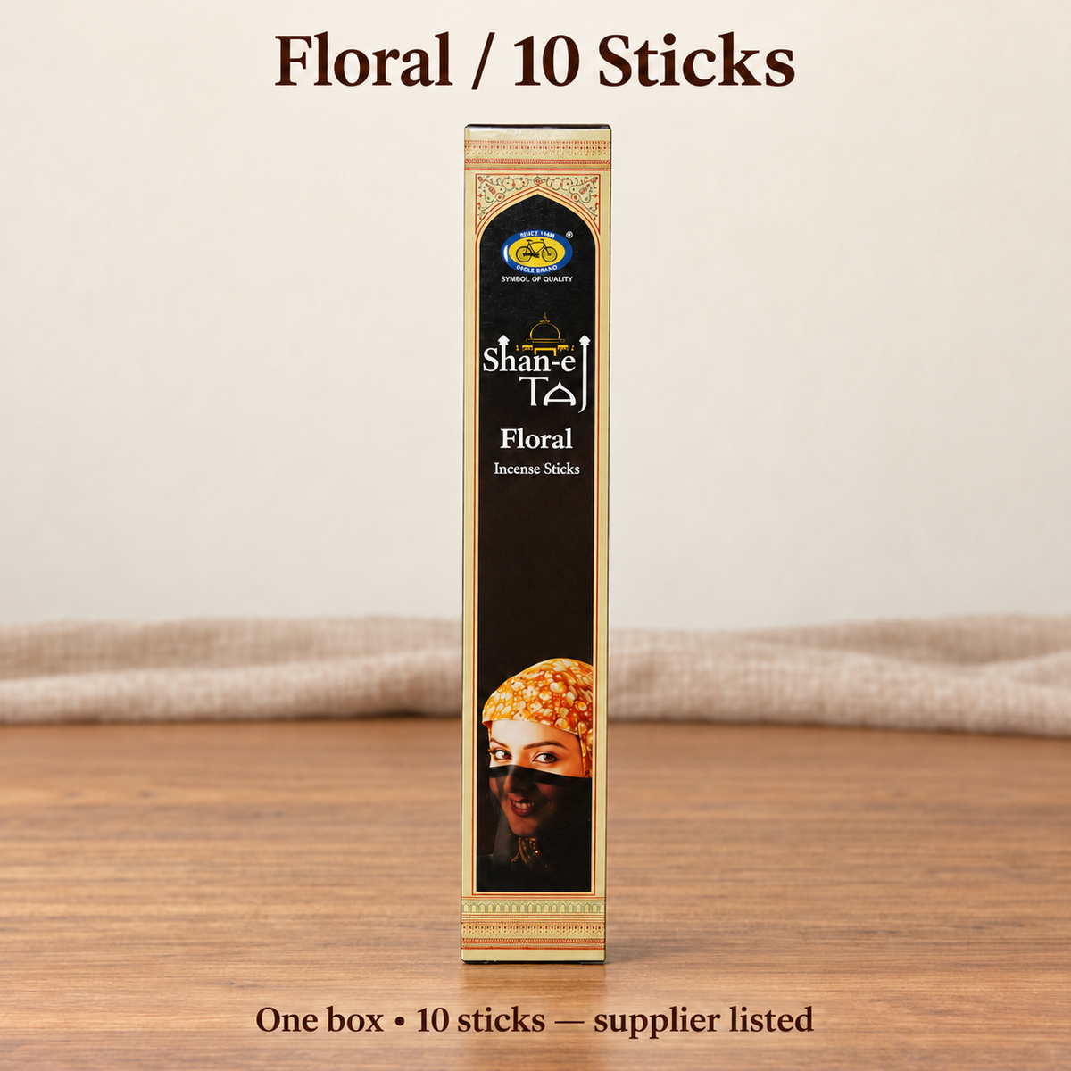 Cycle Brand Shan-e Taj Floral Incense Sticks — 10-Stick Box — product-05