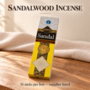 Sandalwood incense — hero