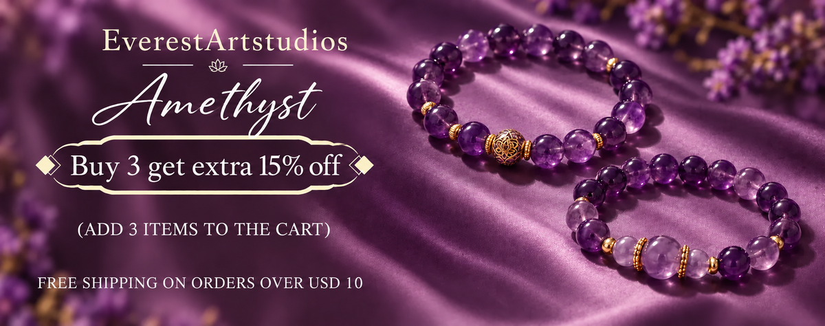 EverestArtStudios Amethyst — Buy 3 get extra 15% off